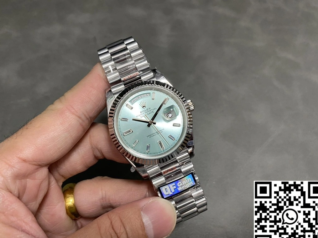 Dial Factory Date M228236-0006 v5 Rolex Day Steel QF Tungsten Blue 0101